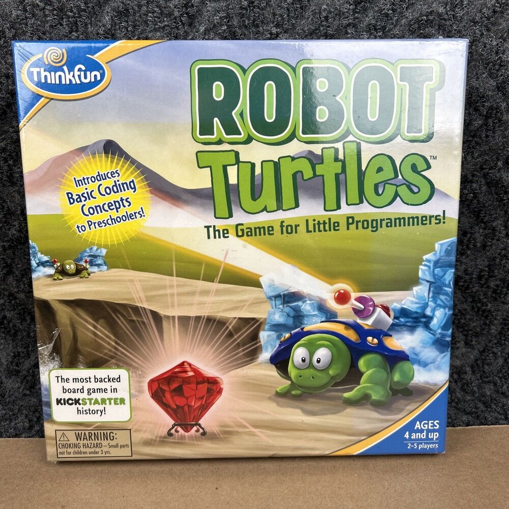 ThinkFun Robot Turtles Board Game New Sealed Coding STEM Kids Age 4+